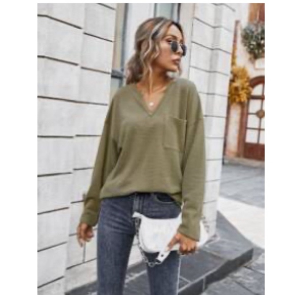 Waffle Knit Sweater
